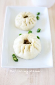 Homemade steamed pork buns | www.savoringspoon.com