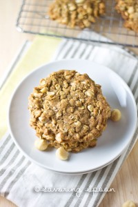 oatmeal macadamia cookies